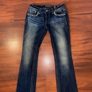Like new Miss Me boot cut jeans